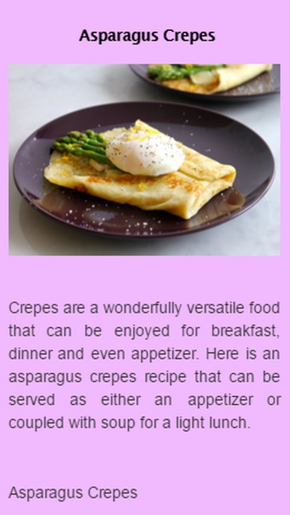 Crepe Recipes