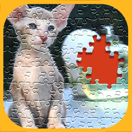 Epic Jigsaw Puzzle Maker with a Collection of Puppy and Cat Animal Puzzles for Toddlers iOS App