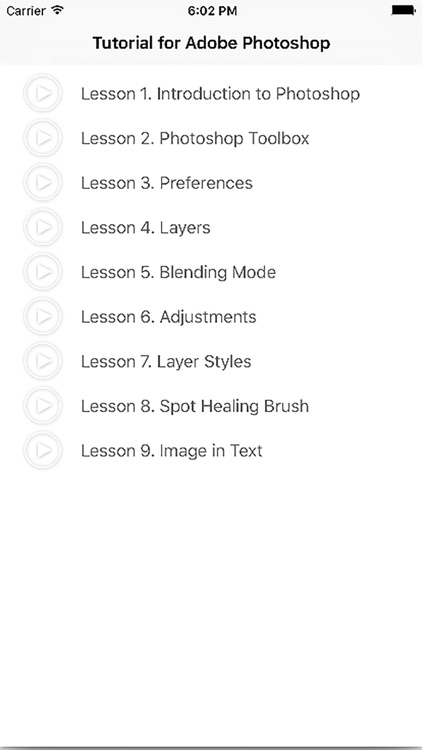 Tutorial for Adobe Photoshop