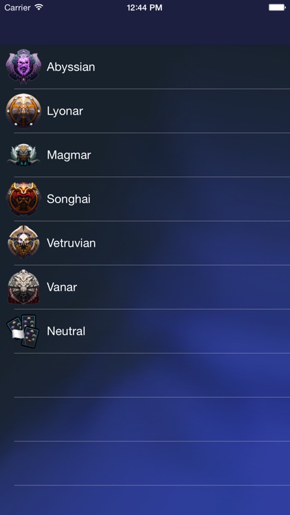 Deck Builder for Duelyst