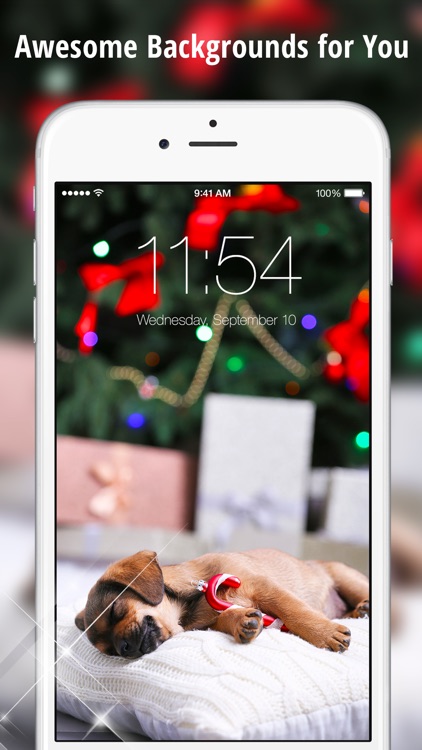 Xmas Themes for iOS 9 - Magic Christmas Wallpapers with Santa Claus & New Year screenshot-4