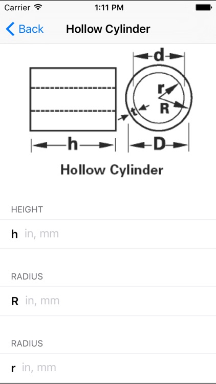 Volume & Area Calculators - Engineering Toolkit screenshot-4