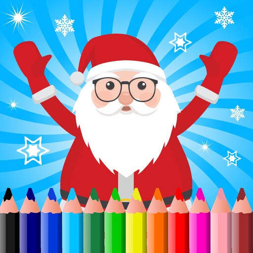 Christmas Drawing Pad For Toddlers Santa Claus - Christmas Holiday Fun For Kids iOS App