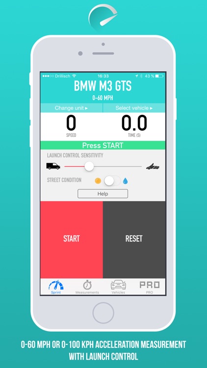 SprintBox - 0-60 mph and 0-100 km/h acceleration measurement