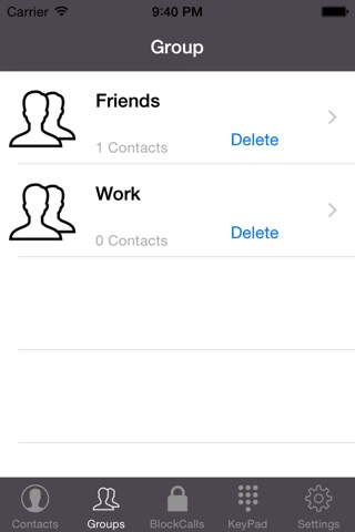 iBlacklist Contact - Blocked Call & SMS , Group Contact , Backup & Restore Contact on Dropbox screenshot 4