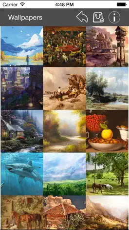 Game screenshot Wallpapers Collection Painting Edition apk