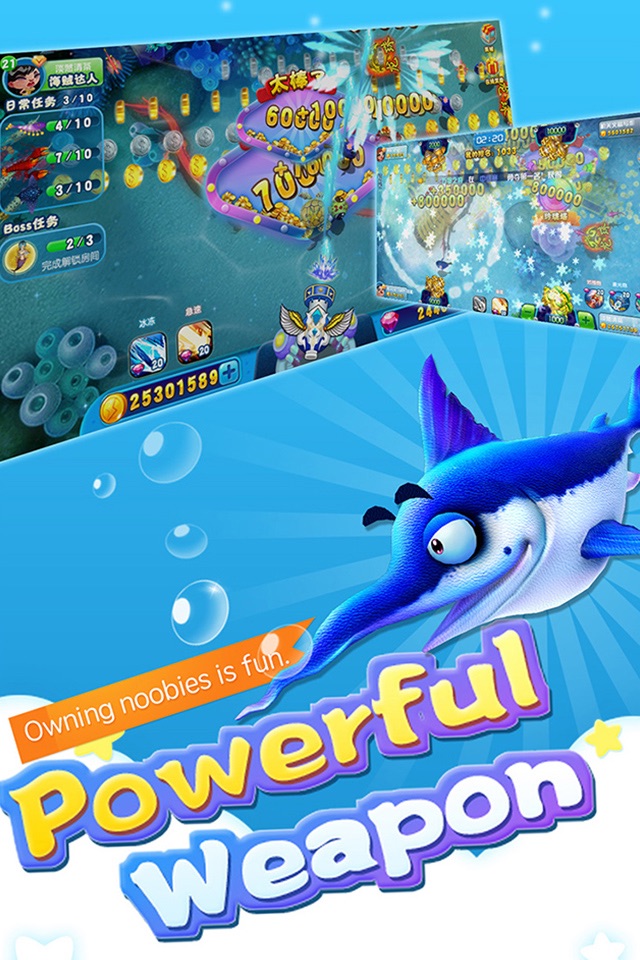 Pop Fishing-family fishing diary game,enjoy lovely ocean fish kingdom fun screenshot 4