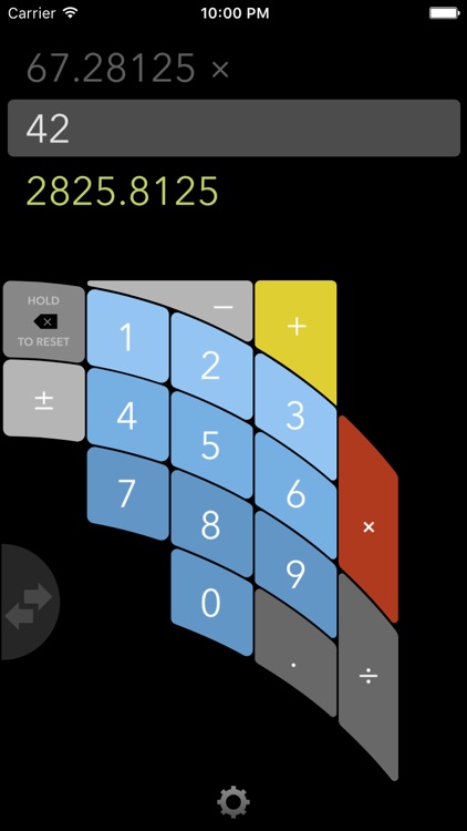 FutureCalc: ergonomic calculator for single-handed use screenshot-3