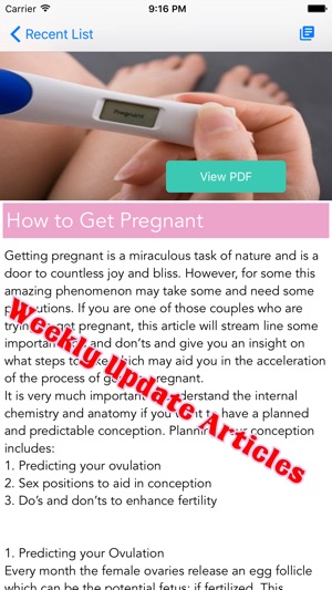 Pregnancy Lover - Pregnancy Tips By Week Update for Your Exp(圖2)-速報App