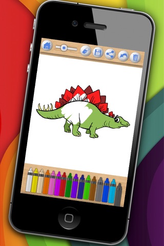 Dinosaurs Coloring book  & Paint the Jurassic - Premium screenshot 3