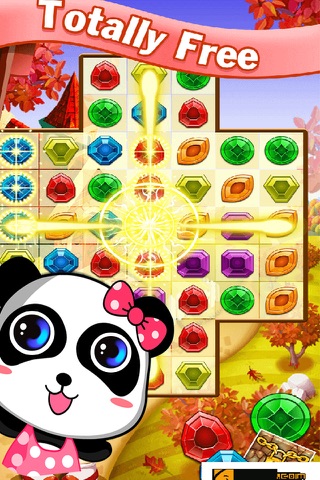 Panda Match - Jelly Jewels dash screenshot 3