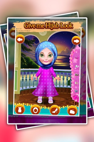 Cute Hijab Fashion model Girl Makeup & Spa Saloon Dress Up Game - Beautiful Hijab Girl Game screenshot 2