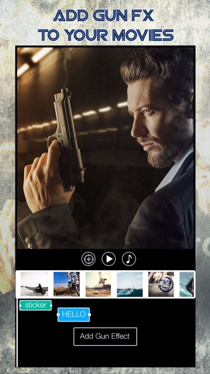 Gun FX - Add Machine Gun Effect and Muzzle FX for Youtube Action Movie Film