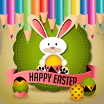 Easter Egg Kids Coloring Book Pages Game