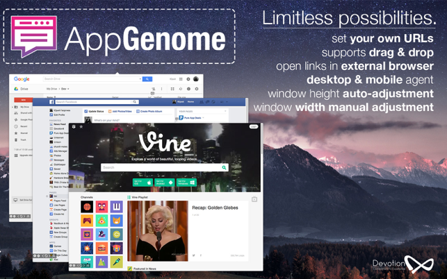 ‎AppGenome - create desktop app from any Website! Screenshot