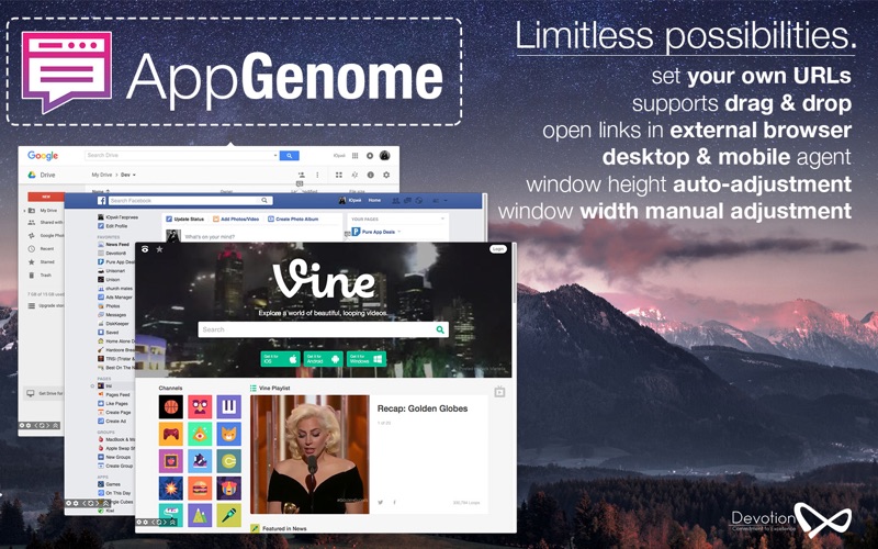 AppGenome - create desktop app from any Website!