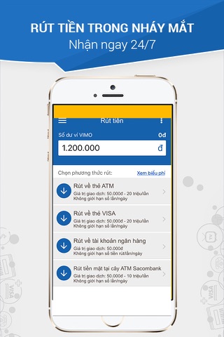 VIMO ví điện tử chuyển tiền screenshot 3