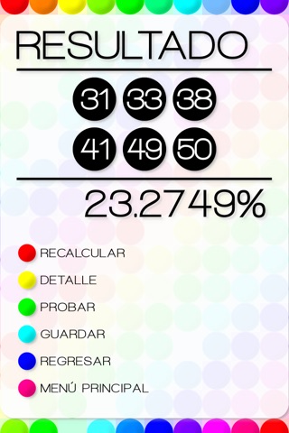 Calculated - Generador de Números de Lotería screenshot 2