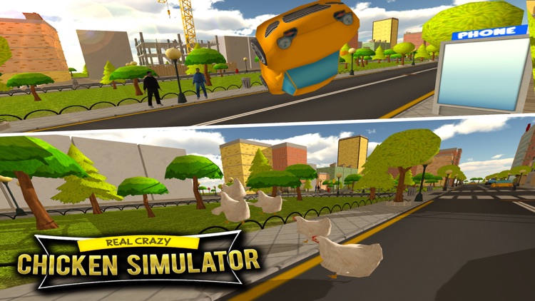 Crazy 3D Chicken Run Simulator