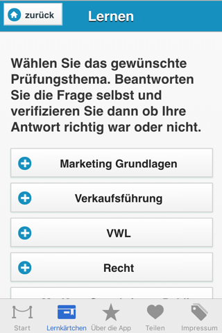 Marketing Lernen - Lernkärtchen screenshot 2