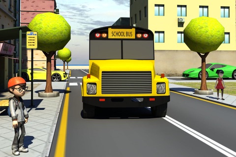 Kids School Bus Learning Driver 3d simulator screenshot 3