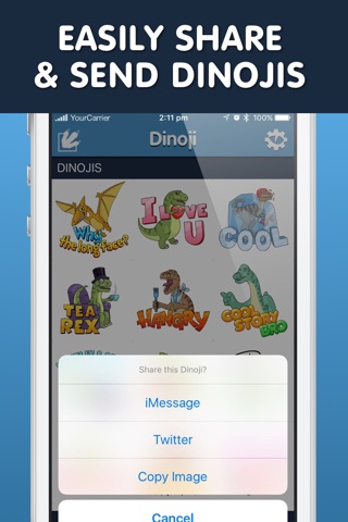 Dinoji Keyboard - Dinosaur Emoji screenshot 3