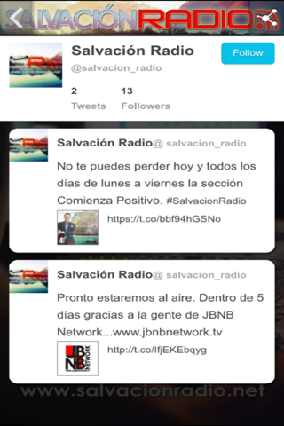 SALVACION RADIO APP screenshot 4