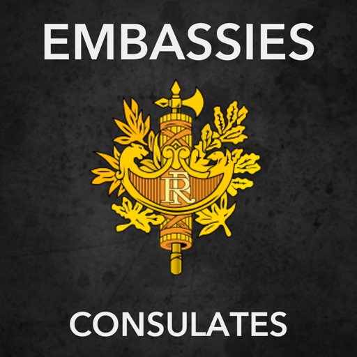 Ambassades et consulats français à l'étranger. Missions diplomatiques France à travers le monde, l'obligation de visa icon