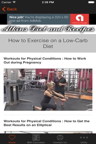 Easy Atkins Diet Recipes and Exercise Plan screenshot 4