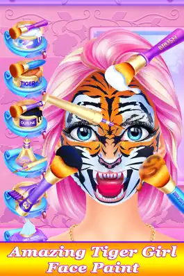 Game screenshot Crazy Face Paint Party Salon - Makeup & Kids Games apk