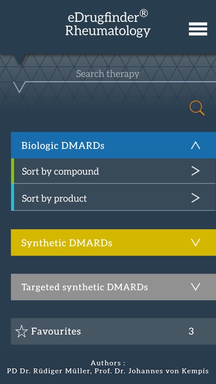 eDrugfinder® Rheumatology