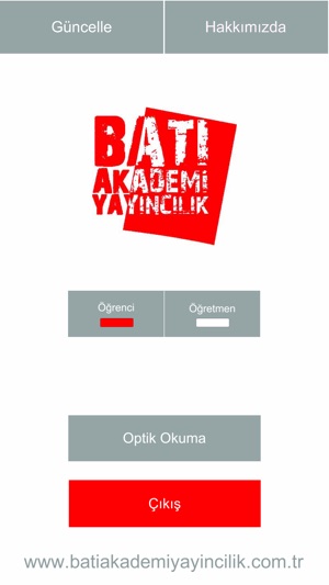 Batı Akademi Optik Okuma