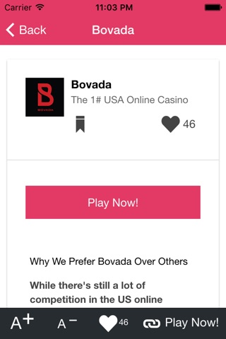 Gambling Sites - Casino Offers & Free Spin screenshot 4
