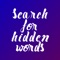 Search for Hidden Words