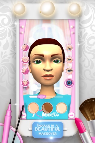 3D Makeup Games For Girls: Beauty Salon for Fashion Model Makeover screenshot 2