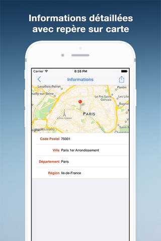 Codes Postaux Français screenshot 4