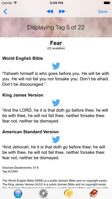 Screenshot #2 pour Power Passage - Bible verses by topic to encourage, guide and help us