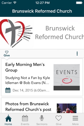 The Brunswick Reformed Church App screenshot 2