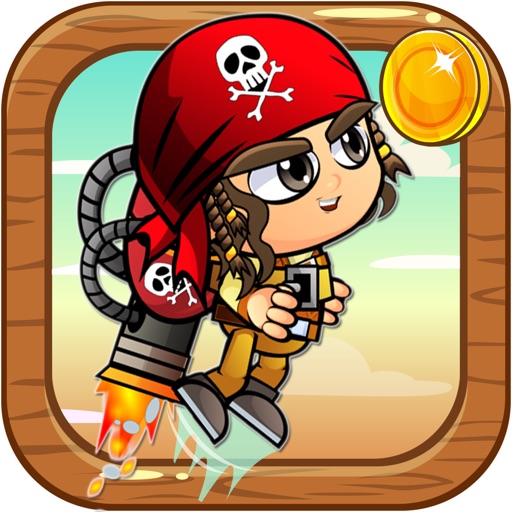 JetPack Pirate - Flying in The Treasure Island Game icon