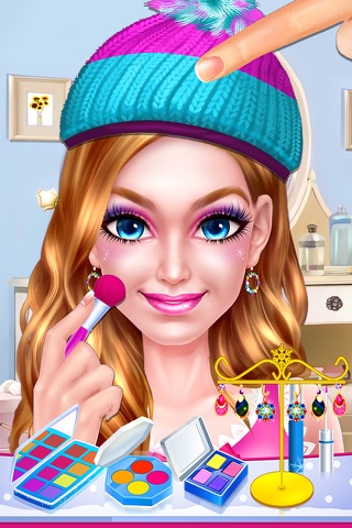 Winter Vacation - Makeup & Dress up Game for Girls screenshot 3