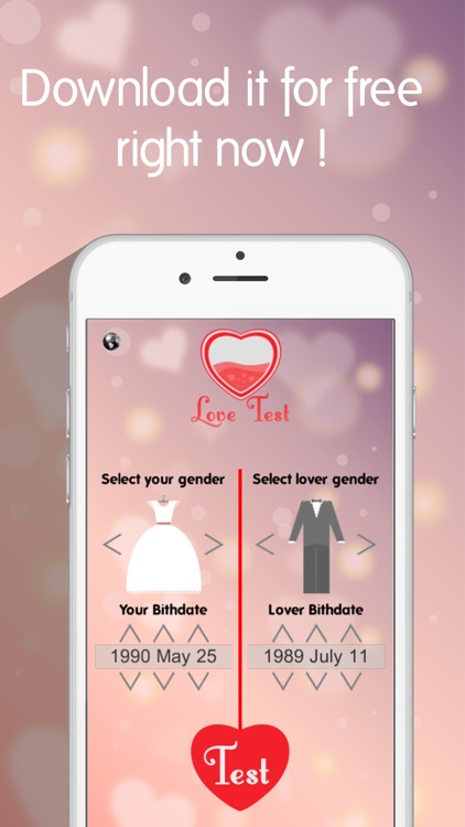 Love test to find your partner - Hearth tester calculator app screenshot-4