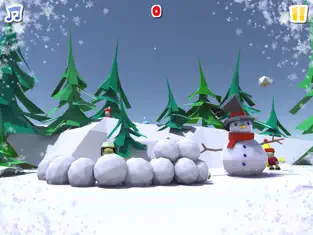 Zrzut ekranu 1 Snowball Fight: Winter Game iphone
