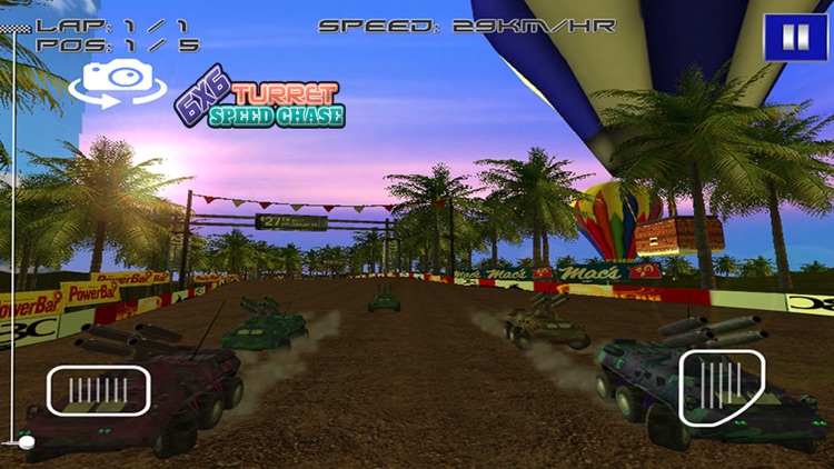 6X6 Turret Speed Chase