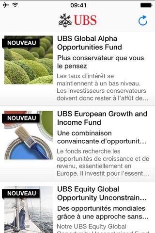 UBS Funds screenshot 2