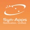 Syn-Apps Mobile is a cloud service that allows users to receive critical and non-critical notifications on their mobile devices