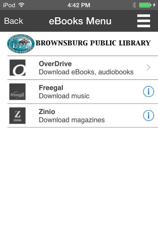 Brownsburg Library App screenshot 3