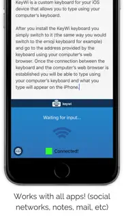 keywi keyboard - type faster on your device using your computer's keyboard iphone screenshot 3