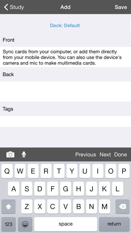 AnkiMobile Flashcards