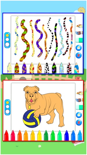 Puppies Dog coloring book for children Free : Draw and Paint(圖2)-速報App