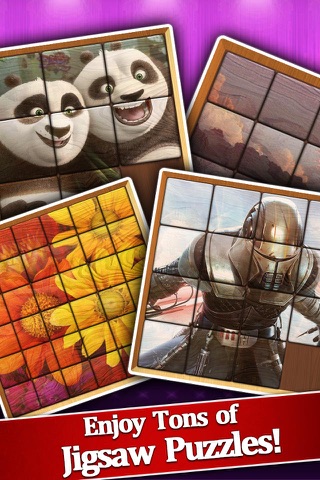 Happy Jigsaw Puzzle - Trivia Game of Click 4 Block to Collage 1 Pic screenshot 3
